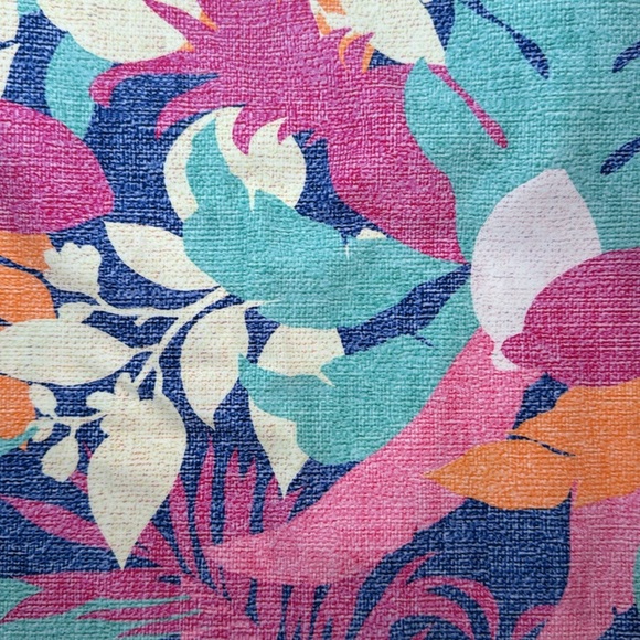 Speedo Colorful Tropical Print Tankini Top Size XL (top only) - Picture 8 of 10